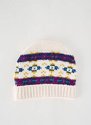 Bonnet imprimé fantaisie beige LOUISE MISHA fille