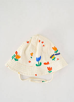 Chapeau imprimé fleurs beige BOBO CHOSES fille