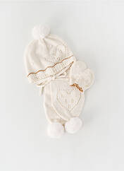 Bonnet beige MAYORAL pour fille seconde vue