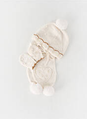 Bonnet beige MAYORAL pour fille seconde vue