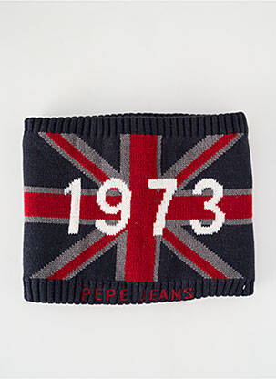 Col / tour de cou imprimé fantaisie bleu PEPE JEANS garcon