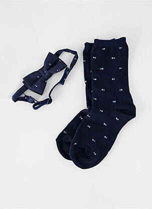 Chaussettes imprimé fantaisie bleu MAYORAL garcon