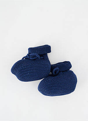 Chaussons/pantoufles fermeture lacets bout rond bleu PAZ RODRIGUEZ garçon