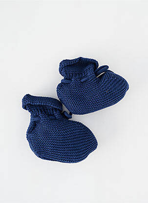 Chaussons/pantoufles fermeture lacets bout rond bleu PAZ RODRIGUEZ garçon