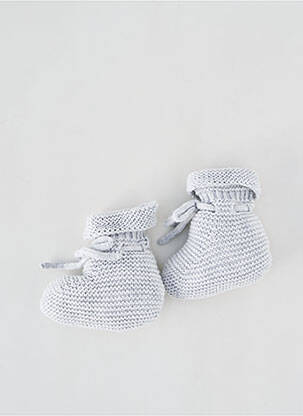 Chaussons/pantoufles fermeture lacets bout rond gris PAZ RODRIGUEZ garçon