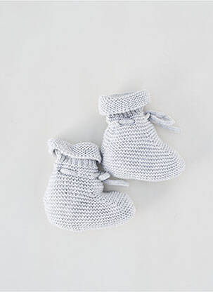 Chaussons/pantoufles fermeture lacets bout rond gris PAZ RODRIGUEZ garçon