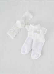Chaussettes blanc MAYORAL pour fille seconde vue