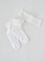 Chaussettes blanc MAYORAL pour fille seconde vue