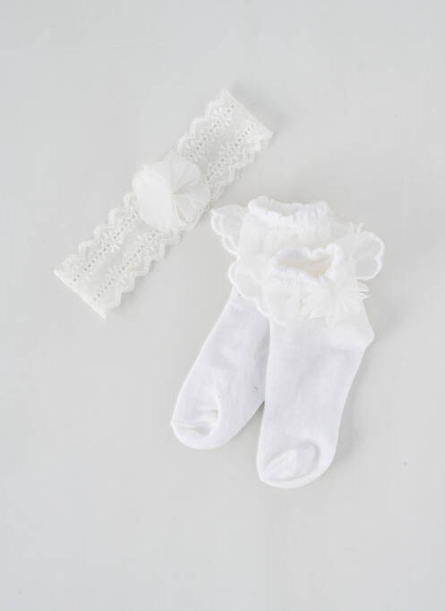 Chaussettes blanc MAYORAL pour fille