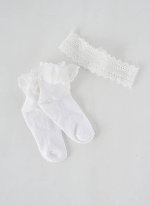 Chaussettes blanc MAYORAL pour fille