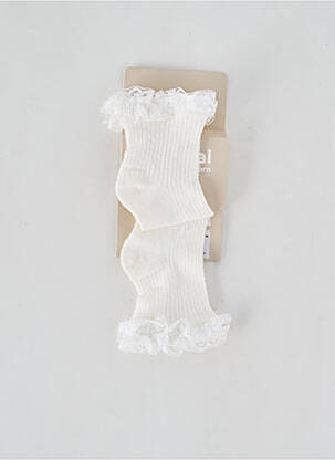 Chaussettes stretch beige MAYORAL fille