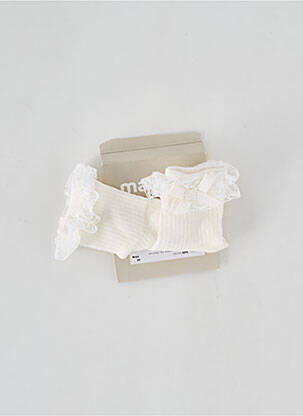 Chaussettes stretch beige MAYORAL fille