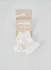 Chaussettes beige MAYORAL pour fille seconde vue