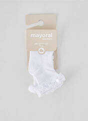 Chaussettes blanc MAYORAL pour fille seconde vue
