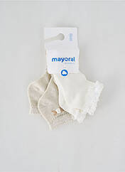 Chaussettes or MAYORAL pour fille seconde vue