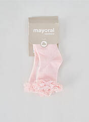 Chaussettes rose MAYORAL pour fille seconde vue