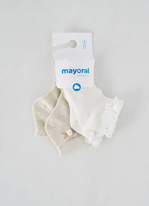 Chaussettes or MAYORAL pour fille