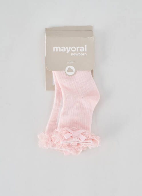 Chaussettes rose MAYORAL pour fille