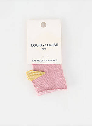 Chaussettes stretch rose LOUIS*LOUISE fille