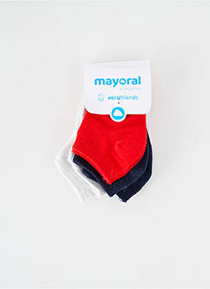 Chaussettes stretch rouge MAYORAL garcon