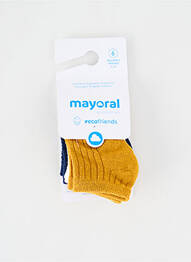 Chaussettes stretch jaune MAYORAL garcon
