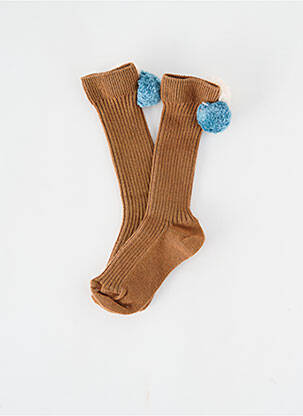 Chaussettes stretch marron BUHO enfant