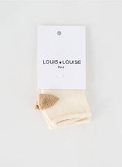 Chaussettes beige LOUIS*LOUISE pour fille seconde vue