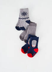Chaussettes gris BOBOLI pour garçon seconde vue