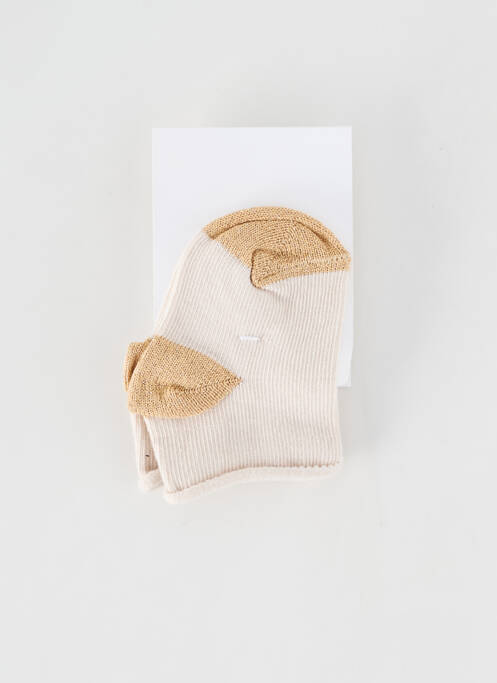 Chaussettes beige fonce LOUIS*LOUISE pour fille
