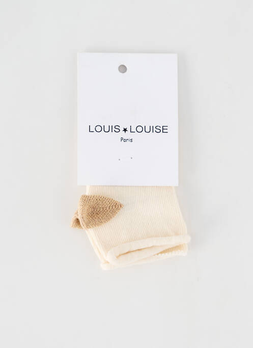 Chaussettes beige LOUIS*LOUISE pour fille