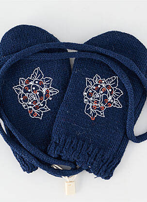 Gants stretch bleu BOBOLI fille