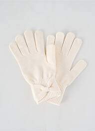 Gants stretch beige MAYORAL fille