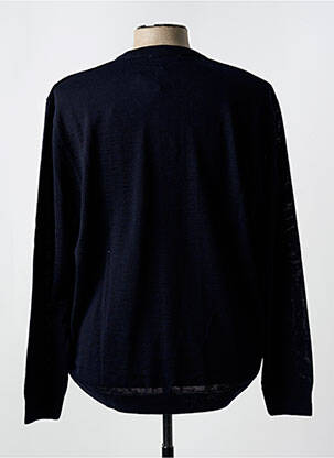 Pull col v manches longues noir LOUIS VICTOR homme