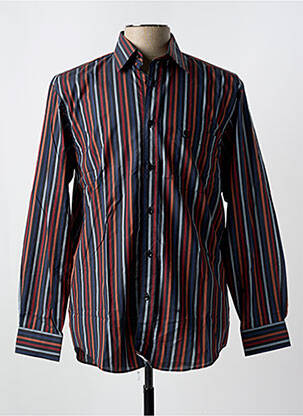 Chemise manches longues imprimé fantaisie noir ARMORIAL homme
