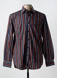 Chemise manches longues imprimé fantaisie noir ARMORIAL homme