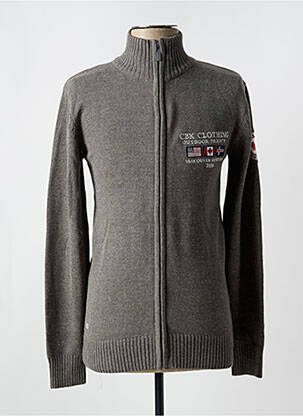 Gilet manches longues manches longues gris CBK homme