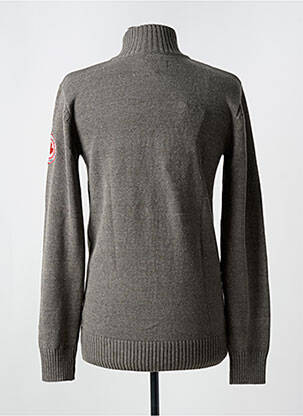 Gilet manches longues manches longues gris CBK homme