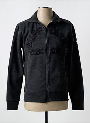 Gilet manches longues manches longues gris CBK homme