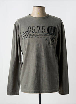 T-shirt coupe droite manches longues gris CBK homme