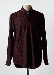 Chemise manches longues rouge NEU PAP pour homme seconde vue