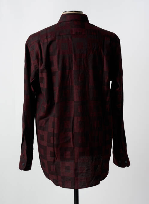 Chemise manches longues imprimé fantaisie rouge NEU PAP homme