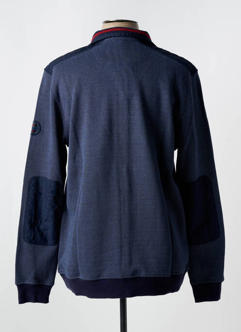 Veste casual resserrée sur le bas bleu PETER COFOX homme
