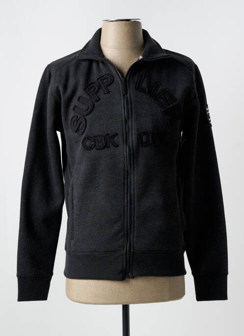 Gilet manches longues gris CBK pour homme