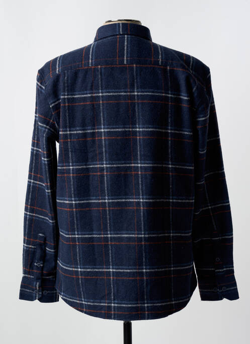 Chemise manches longues bleu CAPTEN pour homme