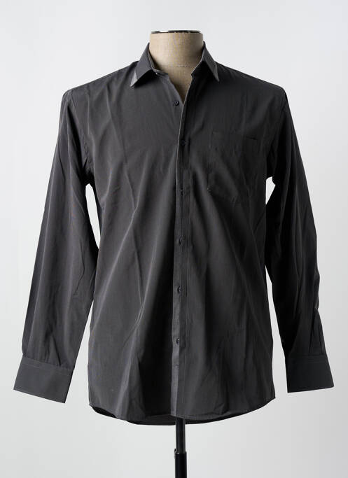 Chemise manches longues gris LOUIS VICTOR pour homme