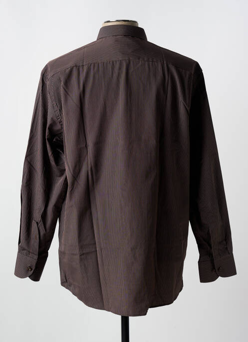 Chemise manches longues noir LOUIS VICTOR pour homme