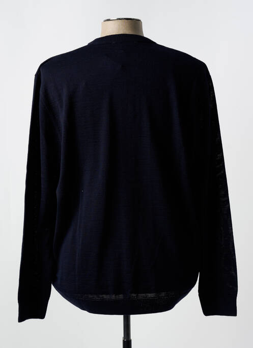 Pull col v manches longues noir LOUIS VICTOR homme