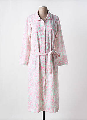 Robe de chambre col chemisier rose PRIVILEGE femme
