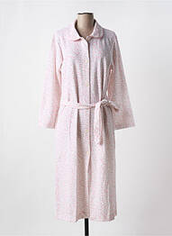 Robe de chambre col chemisier rose PRIVILEGE femme