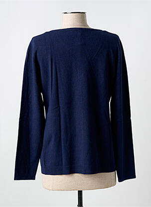 Gilet manches longues coupe cintrée bleu FELINO femme